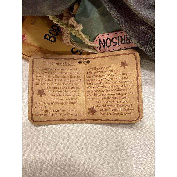 Boyd’s Bears Crumpleton’s Born to Shop Grace Z. Beartique Mixed Media Figure - Picture 8 of 12